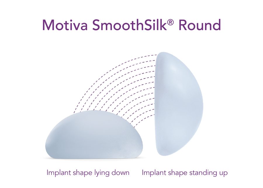 Motiva SmoothSilk Round implant