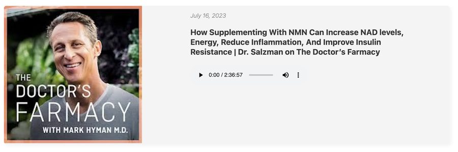 Biohacking with NMN to increase NAD+ levels
