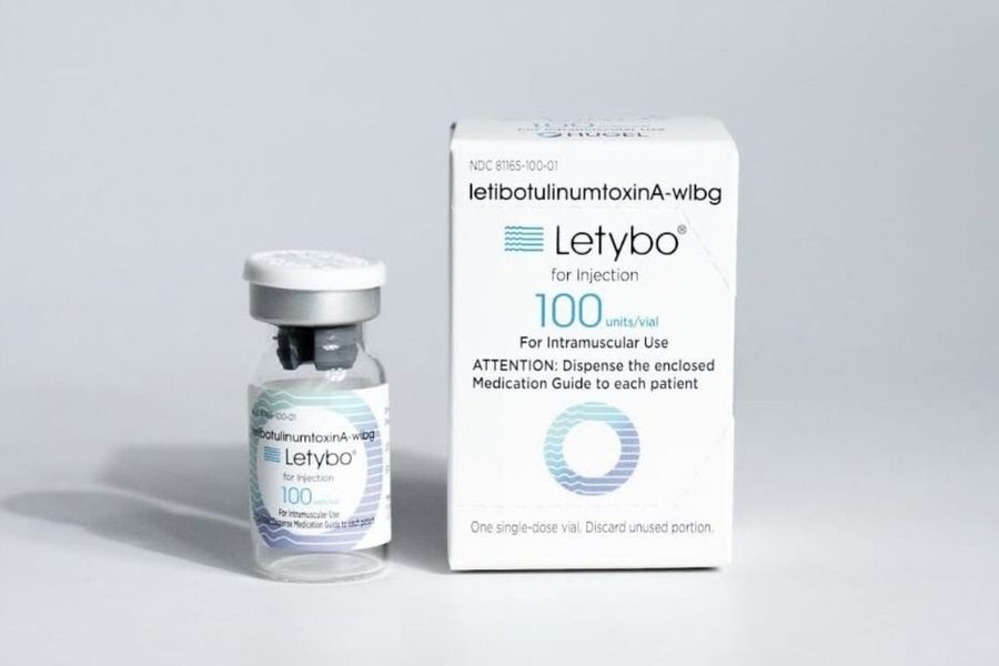 Letybo vial and FDA-regulated packaging box, The Piazza Center