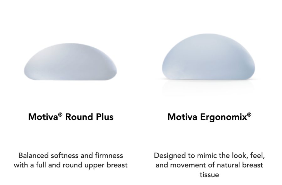 Motiva Implant shapes Motiva Preserve Implant shapes